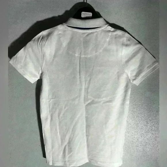 NWT Boden Pique Boys White Polo - Size 8-9 - Picture 2 of 4